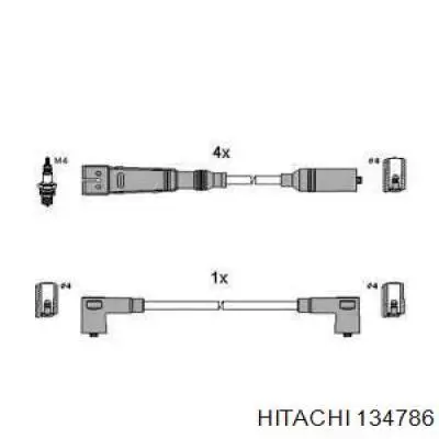 134786 Hitachi дріт високовольтні, комплект