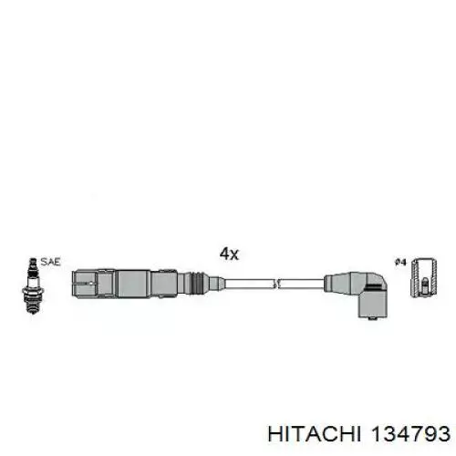 Дроти запалювання Hitachi 134793 ціна, від 35.62 USD