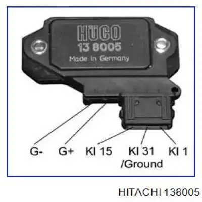 Модуль запалювання, комутатор 138005 Hitachi