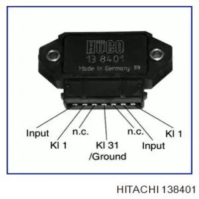 138401 Hitachi модуль запалювання, комутатор