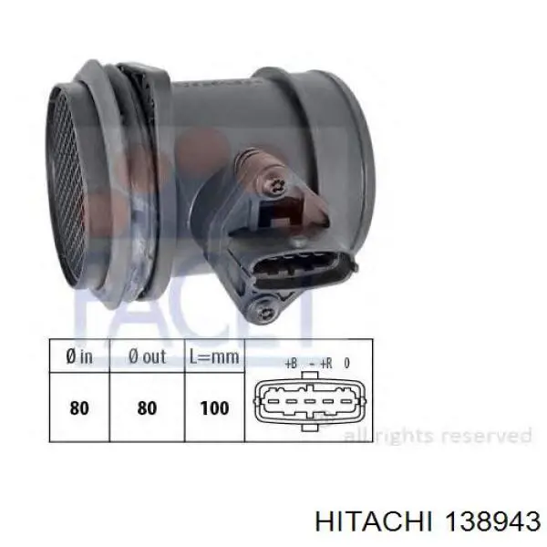 Купити 138943 Hitachi Повітромір