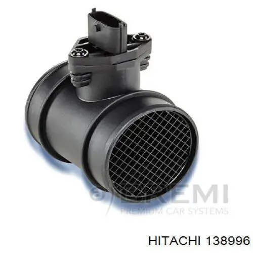 138996 Hitachi датчик потоку (витрати повітря, витратомір MAF - (Mass Airflow))
