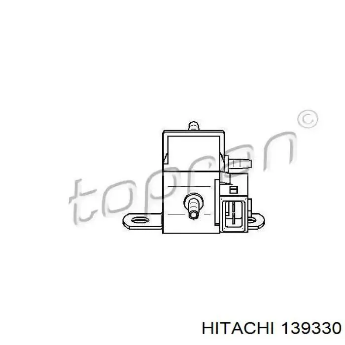 Клапан соленоїд регулювання заслонки EGR Hitachi 139330 ціна, від 21.15 USD