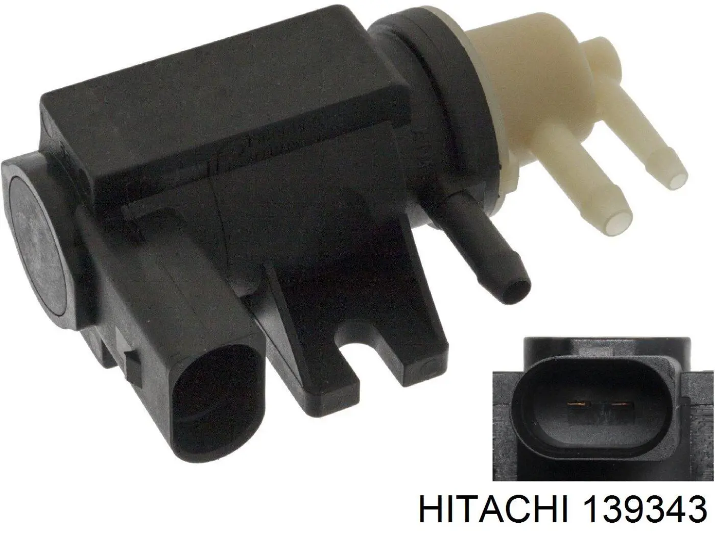 Купити 139343 Hitachi Клапан перетворювач тиску наддуву (соленоїд)
