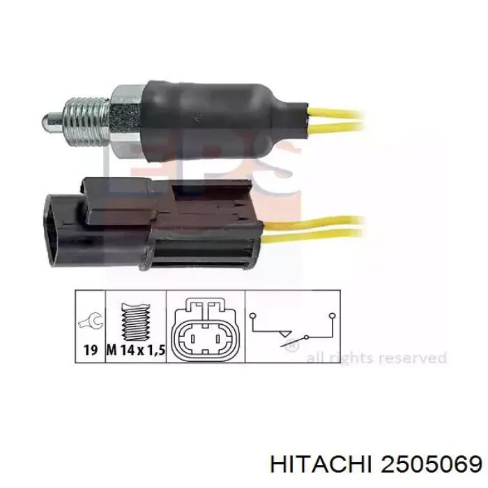 Купити 2505069 Hitachi Повітромір