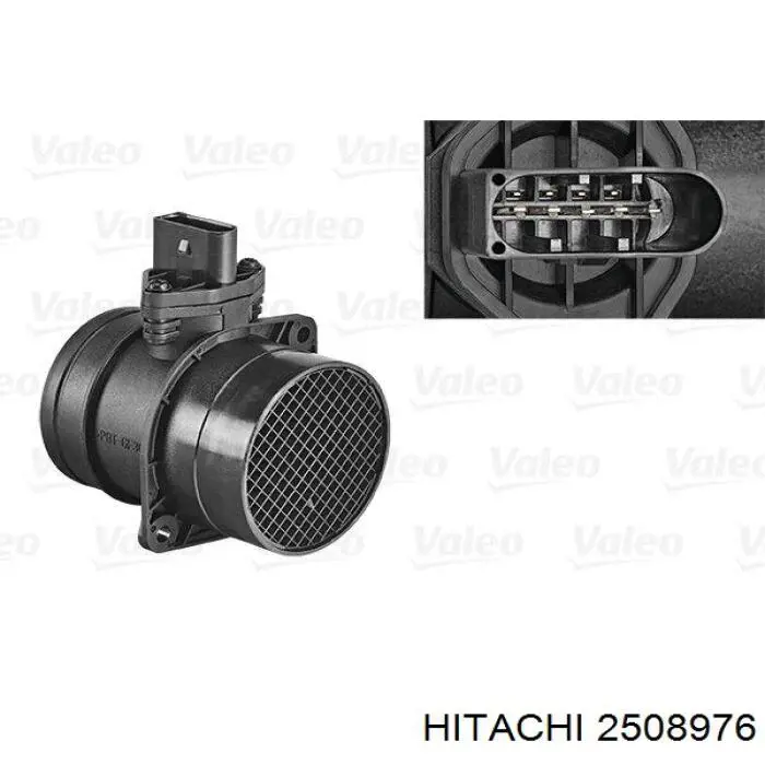 2508976 Hitachi датчик потоку (витрати повітря, витратомір MAF - (Mass Airflow))