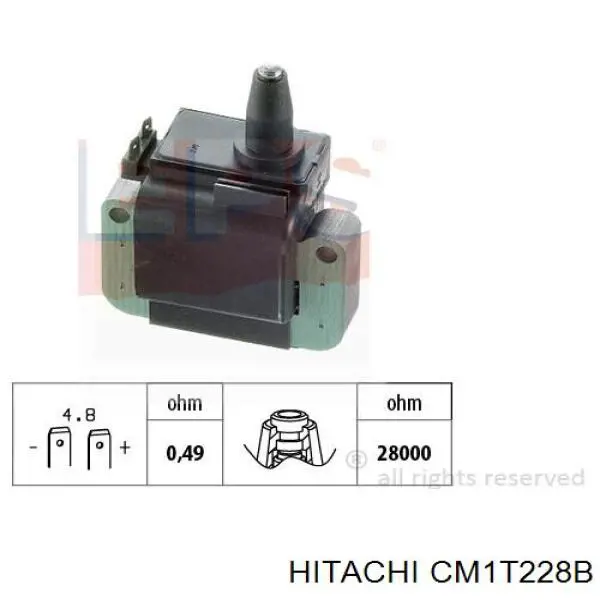 Котушка запалювання CM1T228B Hitachi