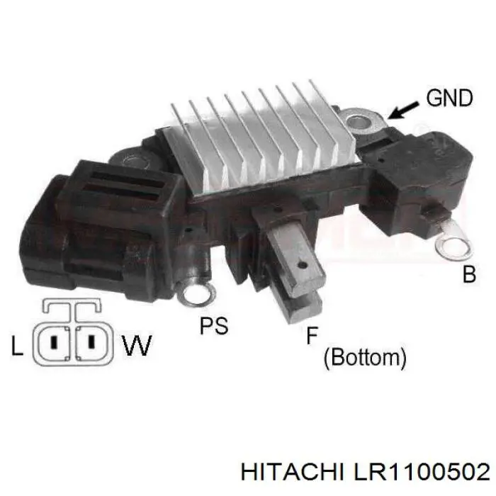 Генератор LR1100502 Hitachi
