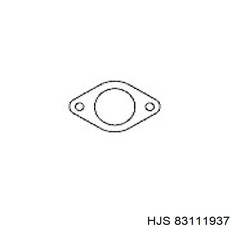 Прокладка глушника 83111937 HJS