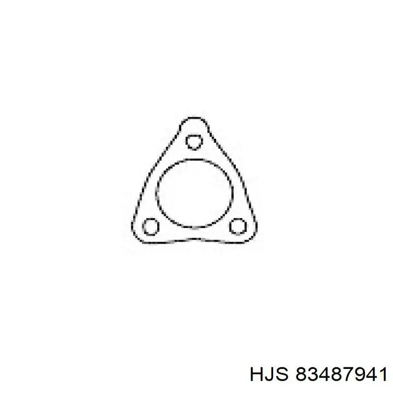 Прокладка монтажна, глушника HJS 83487941 ціна, від 1.46 USD