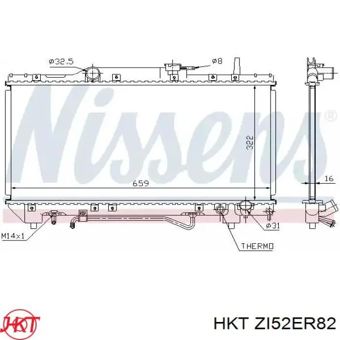 Автомобільний термостат HKT ZI52ER82 ціна, від 6.29 USD