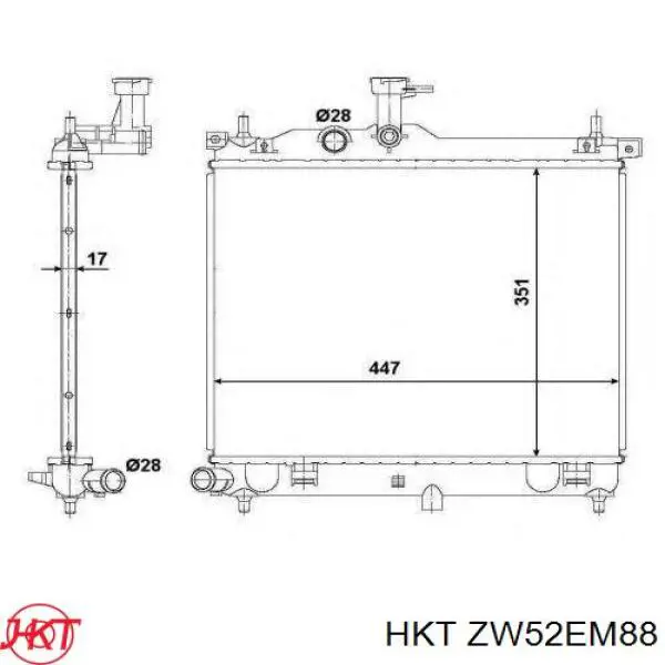 Термостат ZW52EM88 HKT