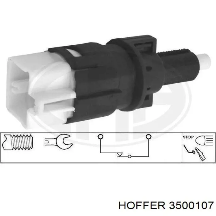 Купити 3500107 Hoffer Датчик педалі гальма