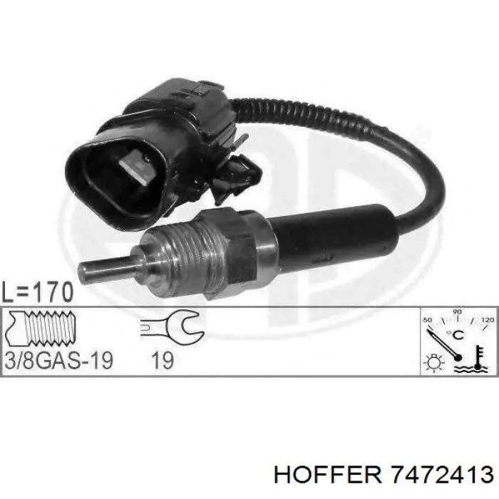 106520 Febi Датчик радіатора