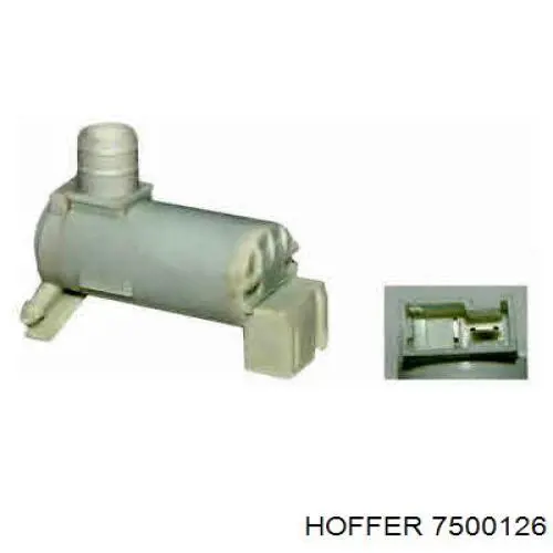 7500126 Hoffer Мотор омивача