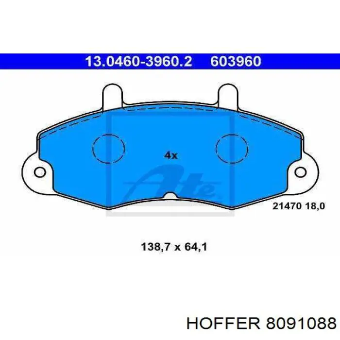 Вакуумний насос 8091088 Hoffer