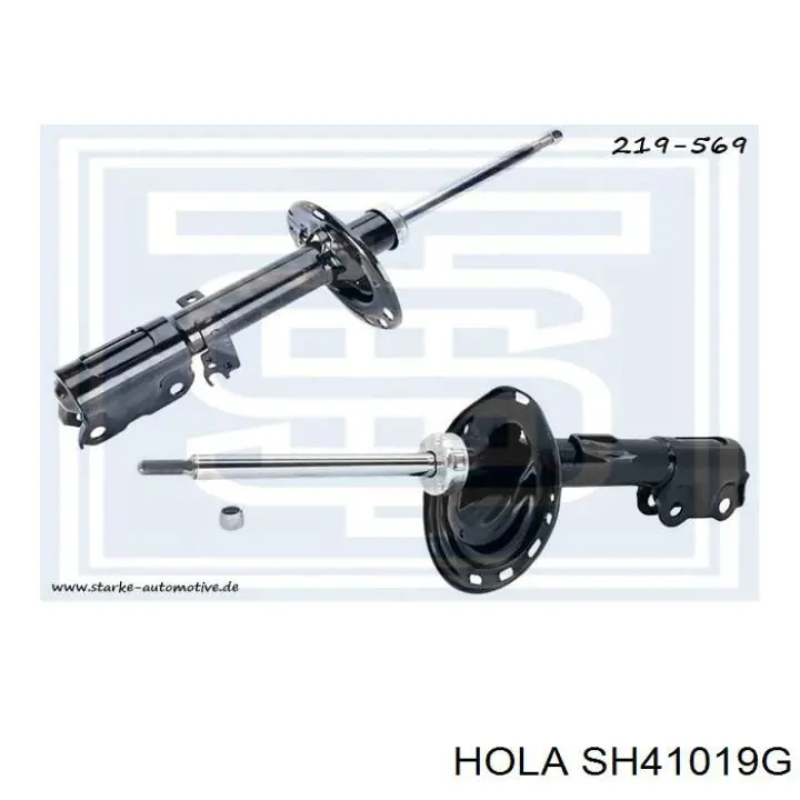 Амортизатор задній, лівий Hola SH41019G ціна, від 52.28 USD