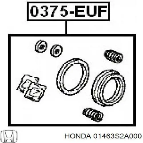 Ремкомплект супорту гальмівного переднього Honda 01463S2A000 ціна, від 7.19 USD