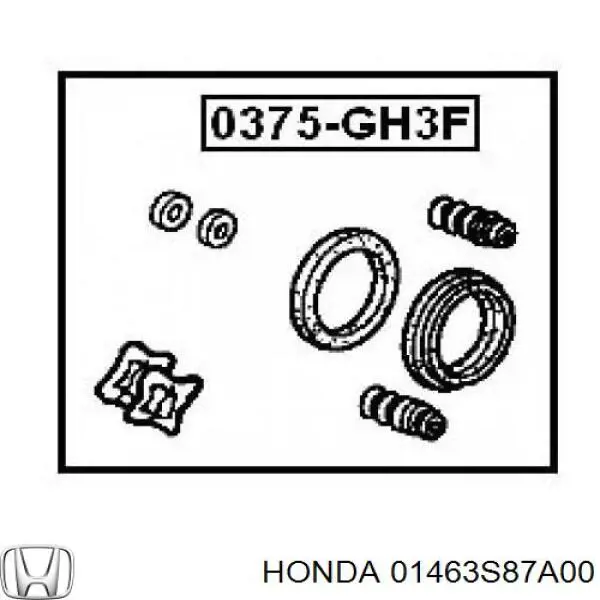 01463S87A00 Honda ремкомплект супорту гальмівного переднього