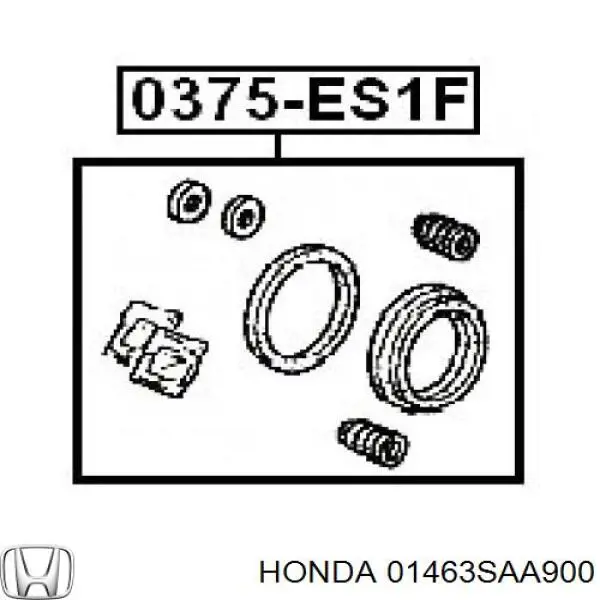 01463SAA900 Honda ремкомплект супорту гальмівного переднього