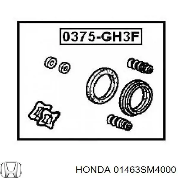 Купити 01463SM4000 Honda Ремкомплект переднього супорту