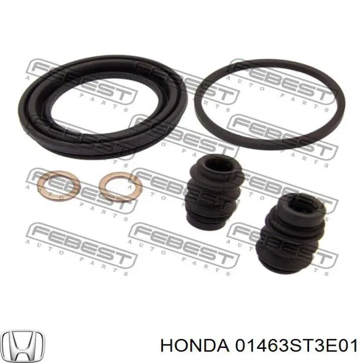 Ремкомплект суппорта гальмівного, переднього Honda 01463ST3E01