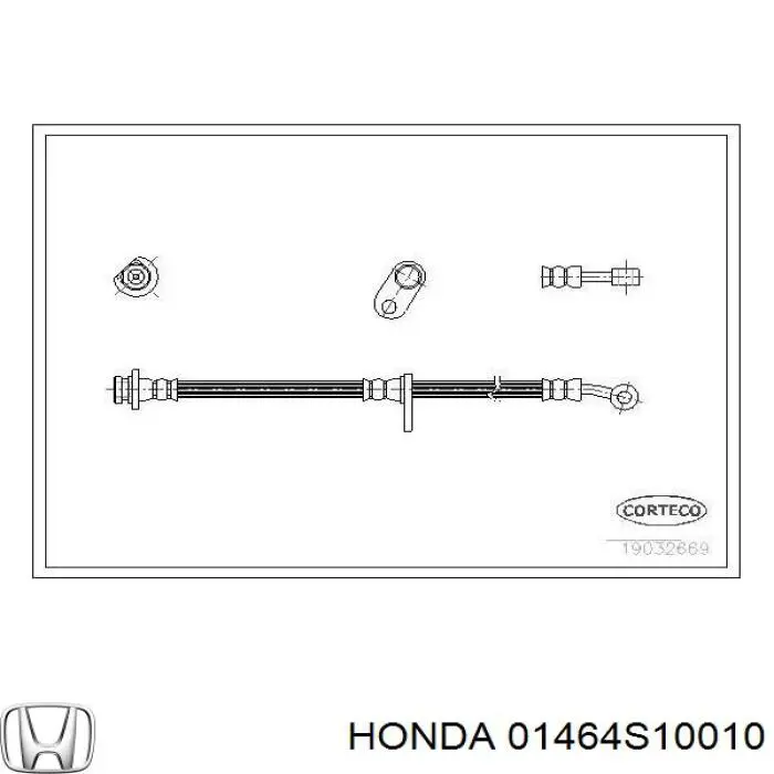 Купити 01464S10010 Honda Гальмівні шланги передні