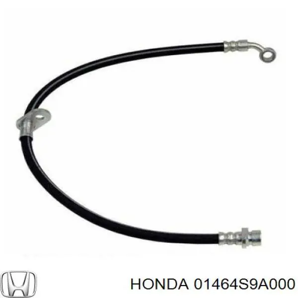 Купити 01464S9A000 Honda Шланг гальмівний передній, правий