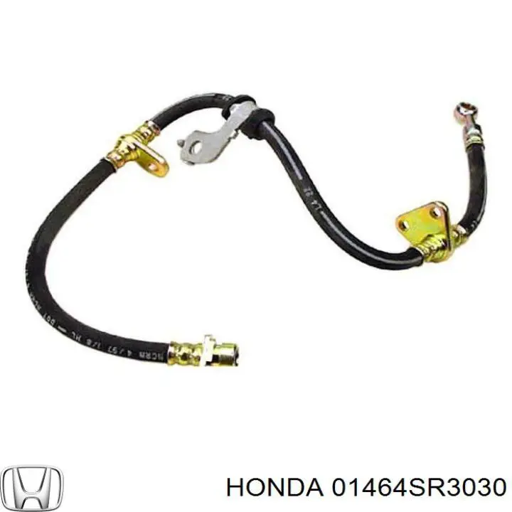 Шланг гальмівний передній, правий 01464SR3030 Honda