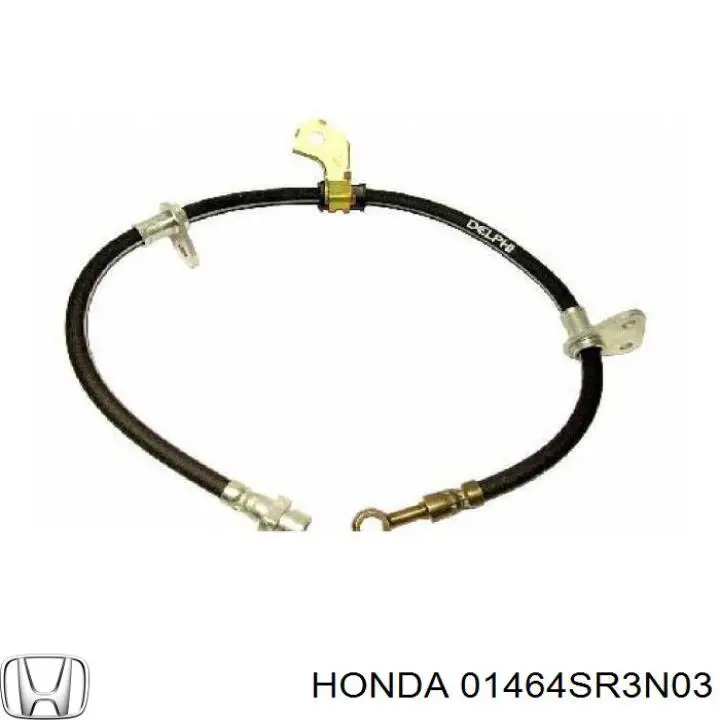 Шланг гальмівний передній, правий Honda 01464SR3N03 ціна, від 24.18 USD