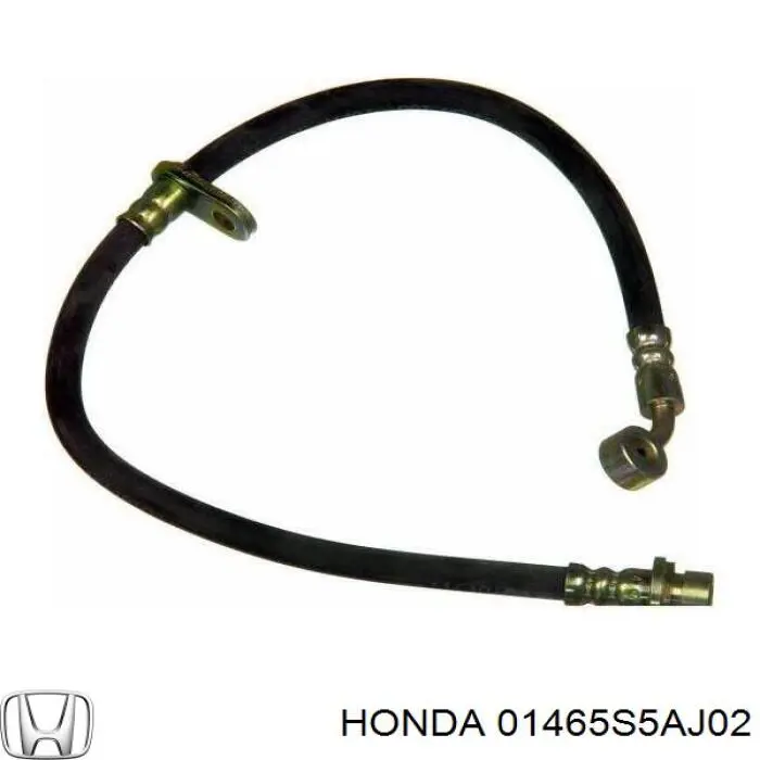Шланг гальмівний передній, лівий Honda 01465S5AJ02