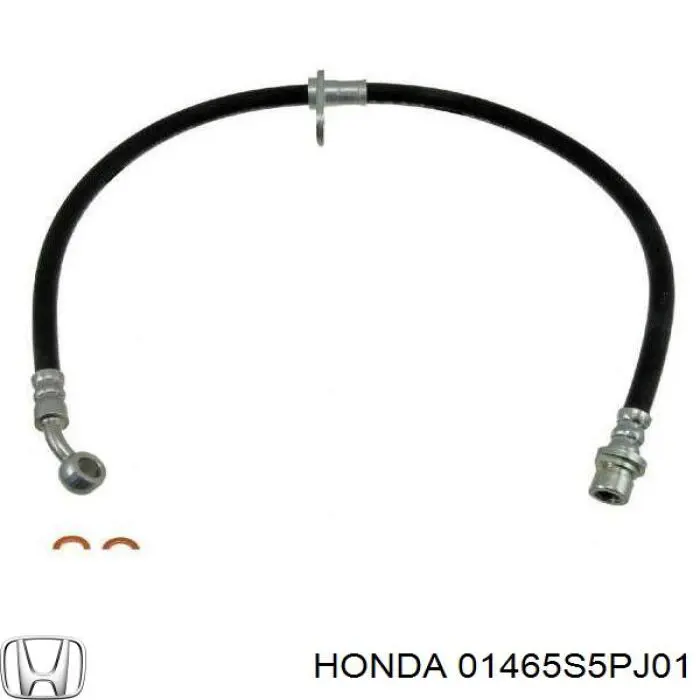 Шланг гальмівний передній Honda Civic 7 (EM) (Хонда Цивік)