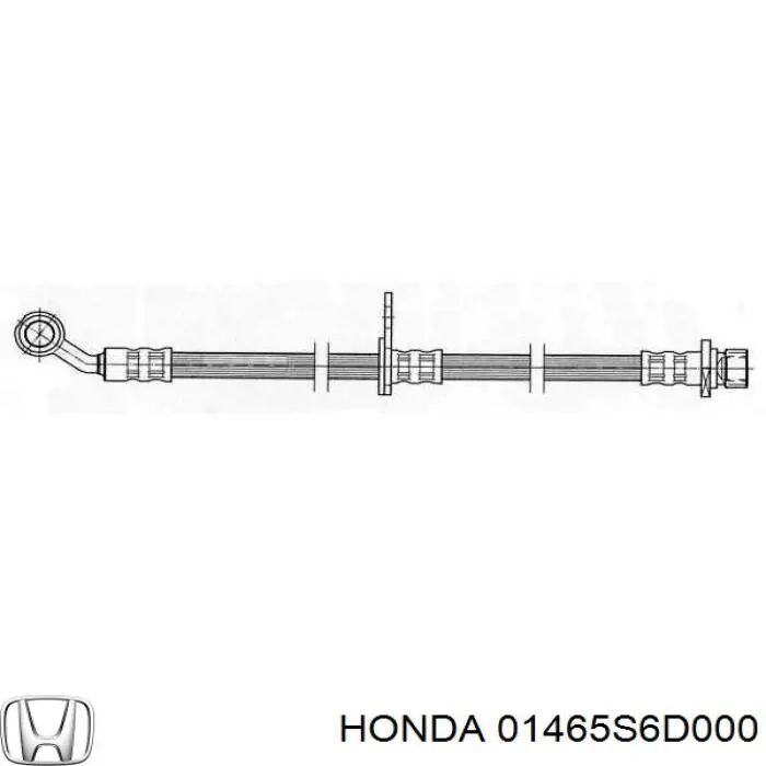 Купити 01465S6D000 Honda Шланг гальмівний передній, лівий