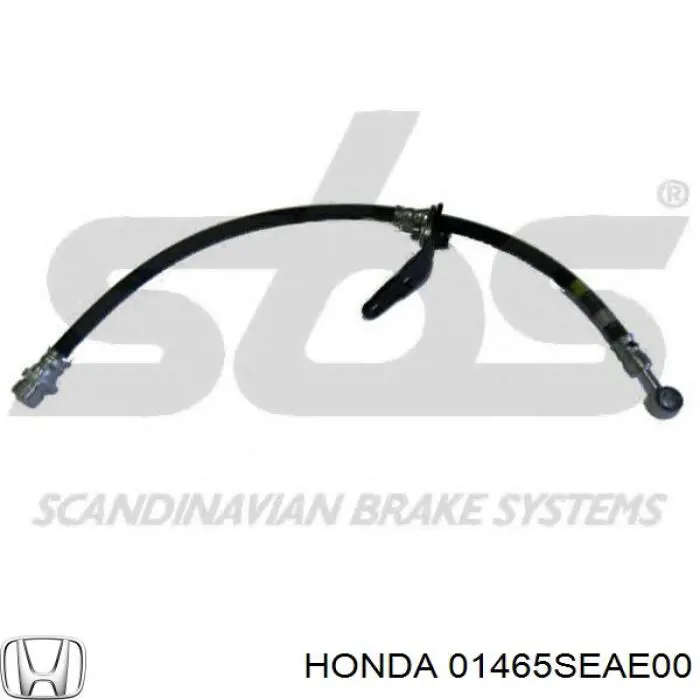 Шланг гальмівний передній, лівий Honda 01465SEAE00 ціна, від 12.13 USD