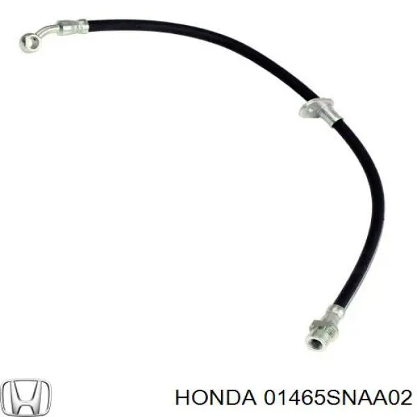 Шланг гальмівний передній, лівий Honda 01465SNAA02 ціна, від 13.45 USD