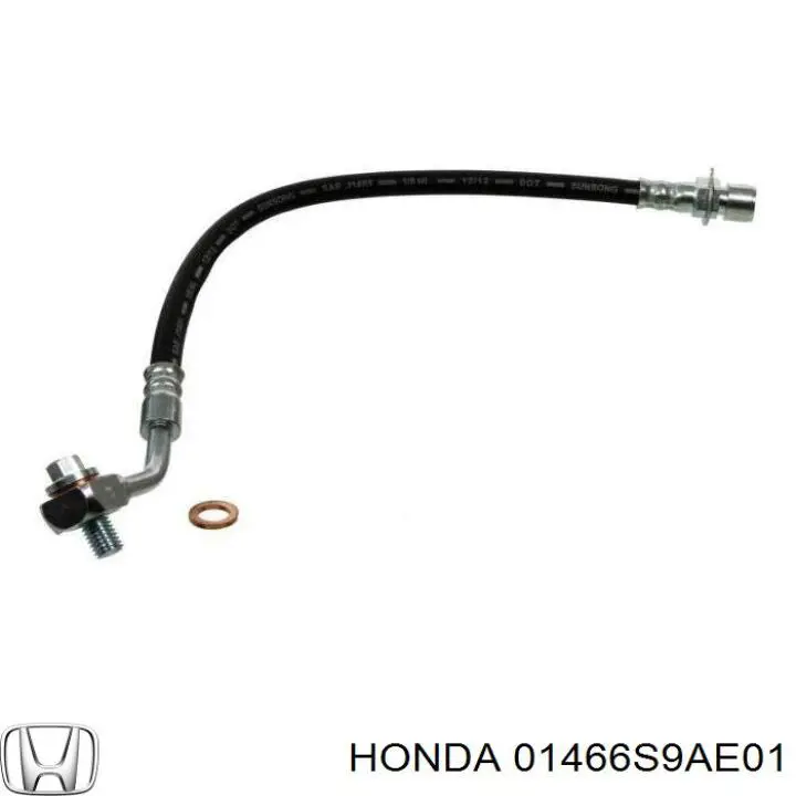 Шланг гальмівний задній Honda 01466S9AE01 ціна, від 11.48 USD