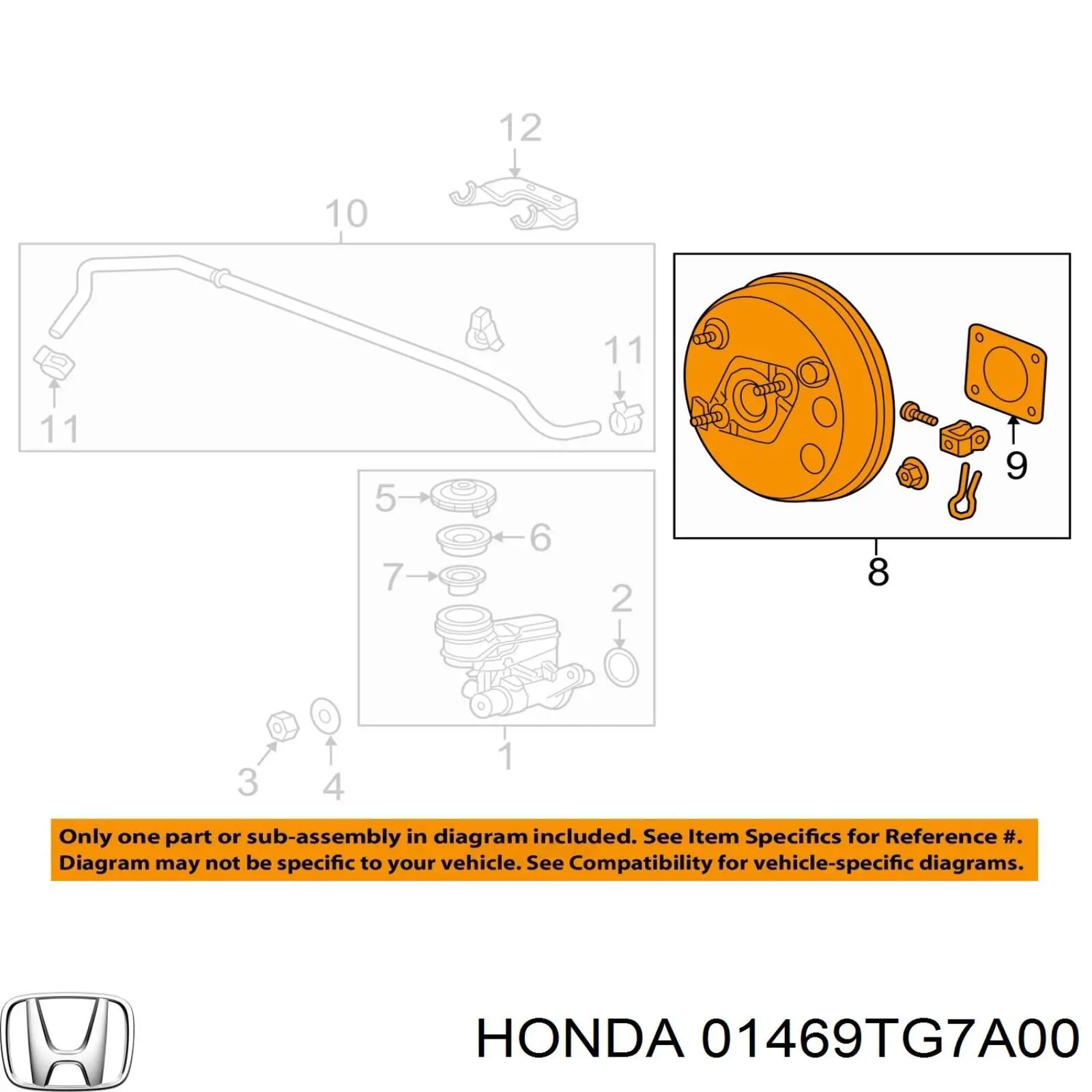  Honda 01469TG7A00 ціна, від 107.56 USD