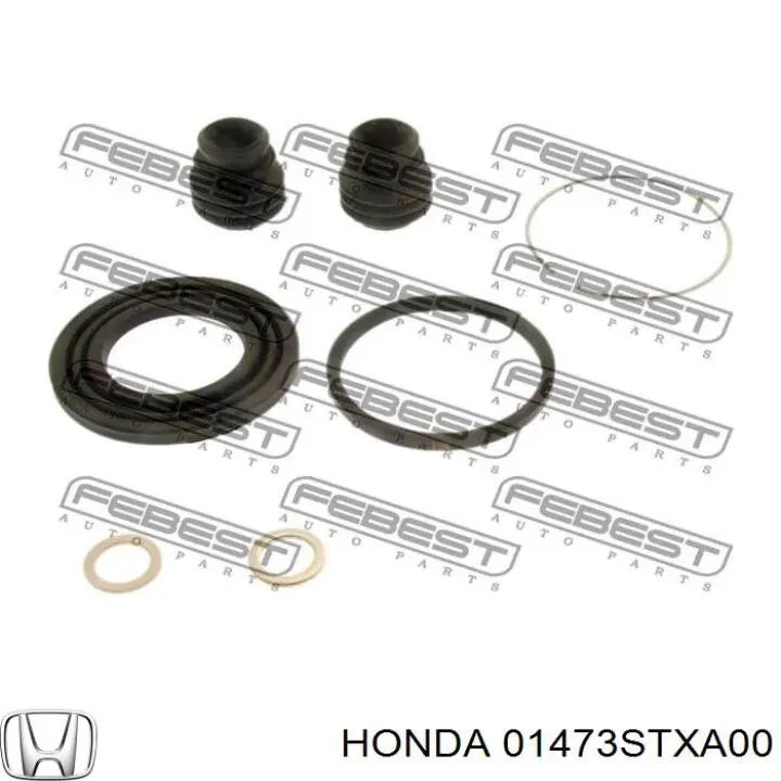 01473STXA00 Honda Ремкомплект заднього гальмівного супорта