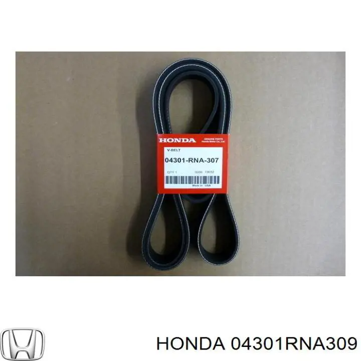 04301RNA309 Honda Поліклиновий ремінь