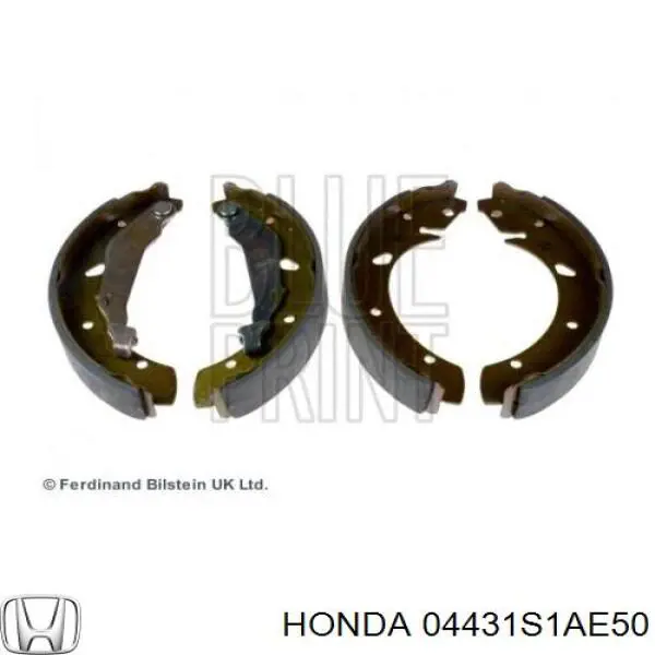 Колодки гальмові задні, барабанні Honda 04431S1AE50 ціна, від 36.21 USD