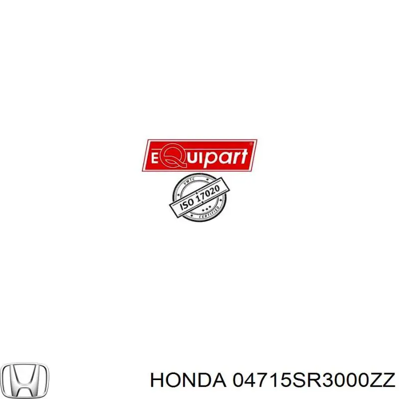 Кожух бампера заднього Honda 04715SR3000ZZ ціна, від 50.78 USD