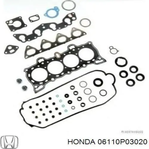 06110P03020 Honda комплект прокладок двигуна, верхній