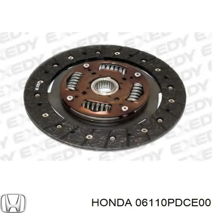Купити 06110PDCE00 Honda Комплект прокладок двигуна, верхній