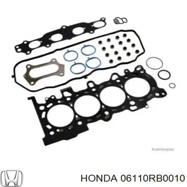 Комплект прокладок двигуна, верхній Honda 06110RB0010 ціна, від 110.46 USD