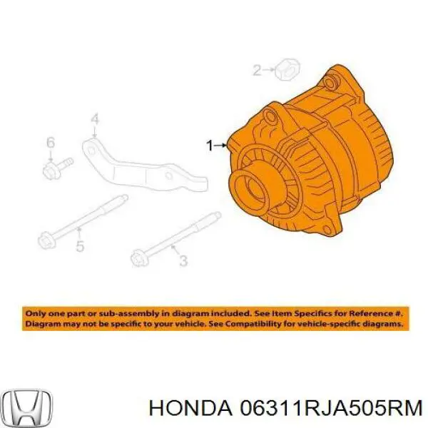  Honda 06311RJA505RM ціна, від 124.31 USD