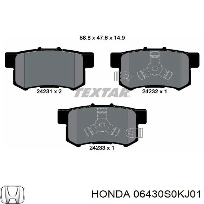 06430S0KJ01 Honda 