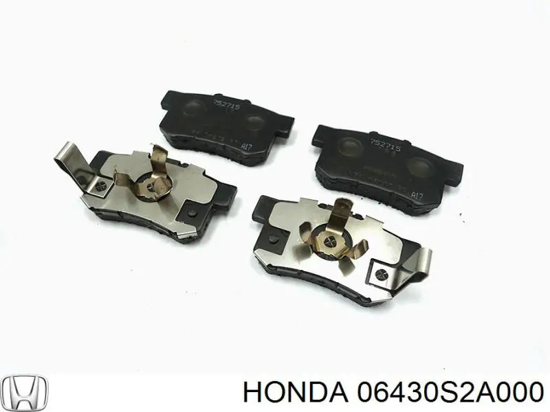 Задні гальмівні колодки Honda 06430S2A000 ціна, від 17.03 USD