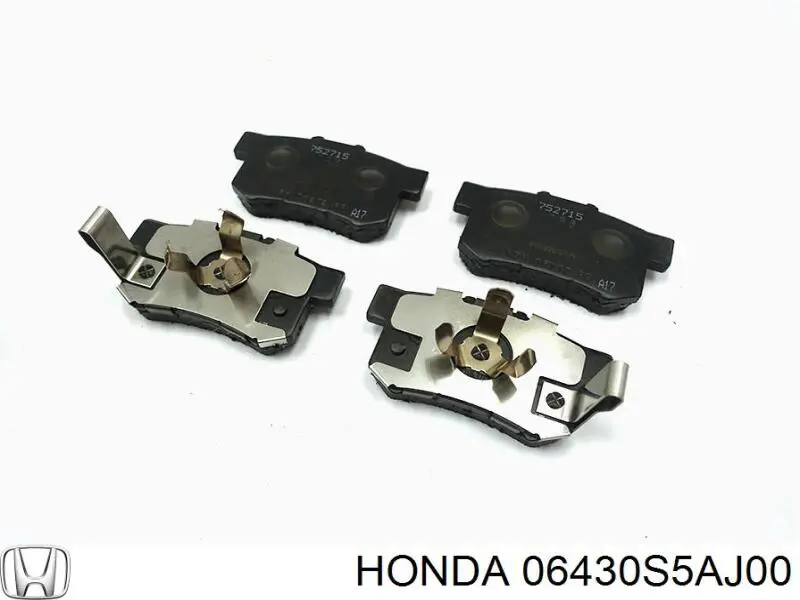Купити 06430S5AJ00 Honda Задні колодки