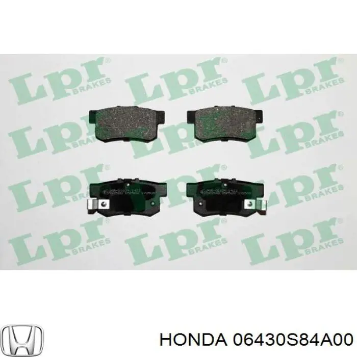 Купити 06430S84A00 Honda Задні колодки
