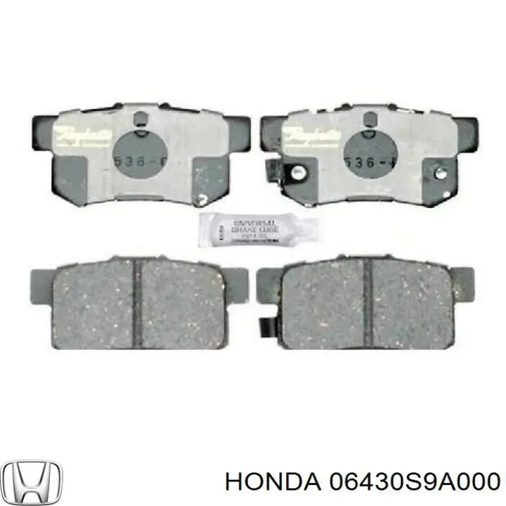 Задні гальмівні колодки Honda 06430S9A000 ціна, від 20.27 USD